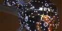 Atomium sphere at night